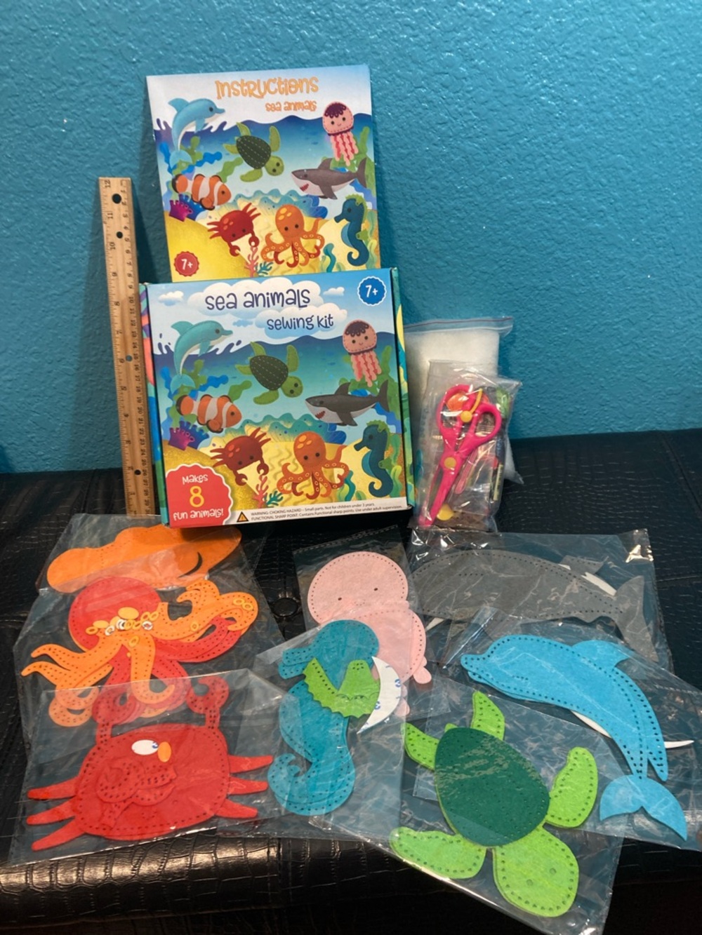 NWT Craftorama Sea Animals Sewing Kit - All Parts Included! 7+